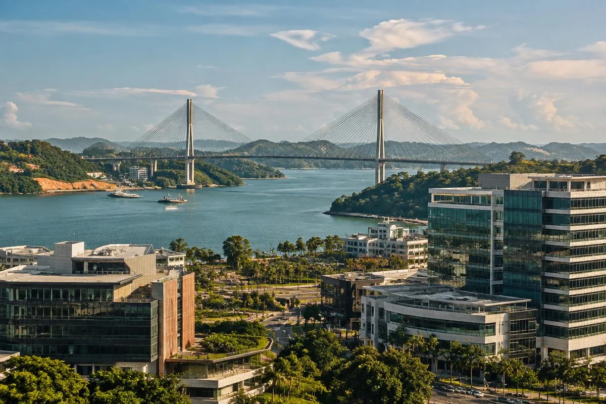 Pemandangan kota Batam
